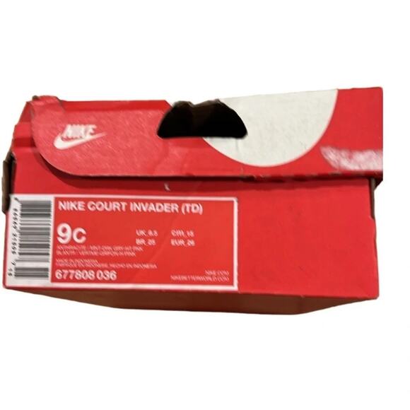 Nike Toddler Girls Court Invader Basketball Shoes Sneakers Size 9C New - Picture 8 of 12